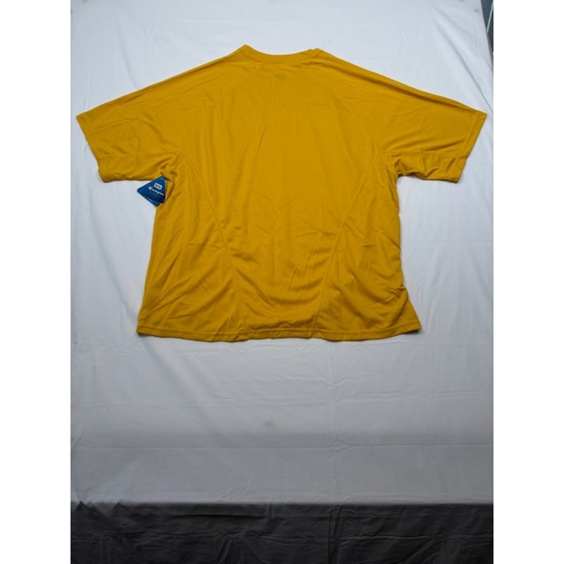 Champion Double Dry Sports Athletic Jersey SS Crewneck Yellow Mens Size XXL