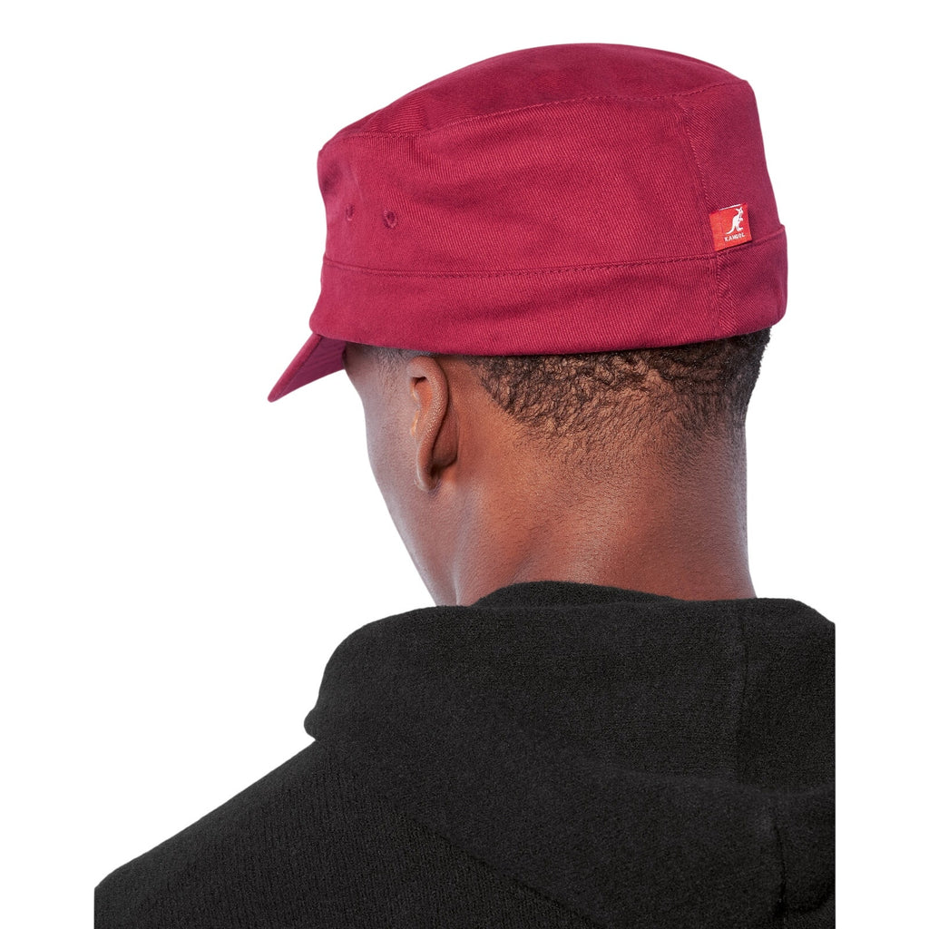 Kangol Cotton Twill Army Cap Embroidered Logo Cardinal Unisex Adult OSFM