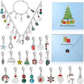 Christmas Advent Calendar Countdown Jewelry Bracelet Set Gift G100921