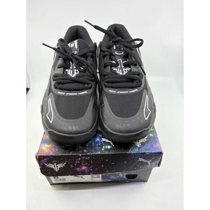 Puma MB.01 LaMelo Ball M.E.L.O. Basketball Shoes Black White Mens Size 10