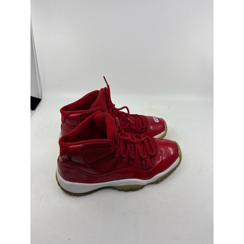 Nike Air Jordan 11 Retro Win Like 96 Basketball Shoes 378037-623 Red Youth 6.5Y