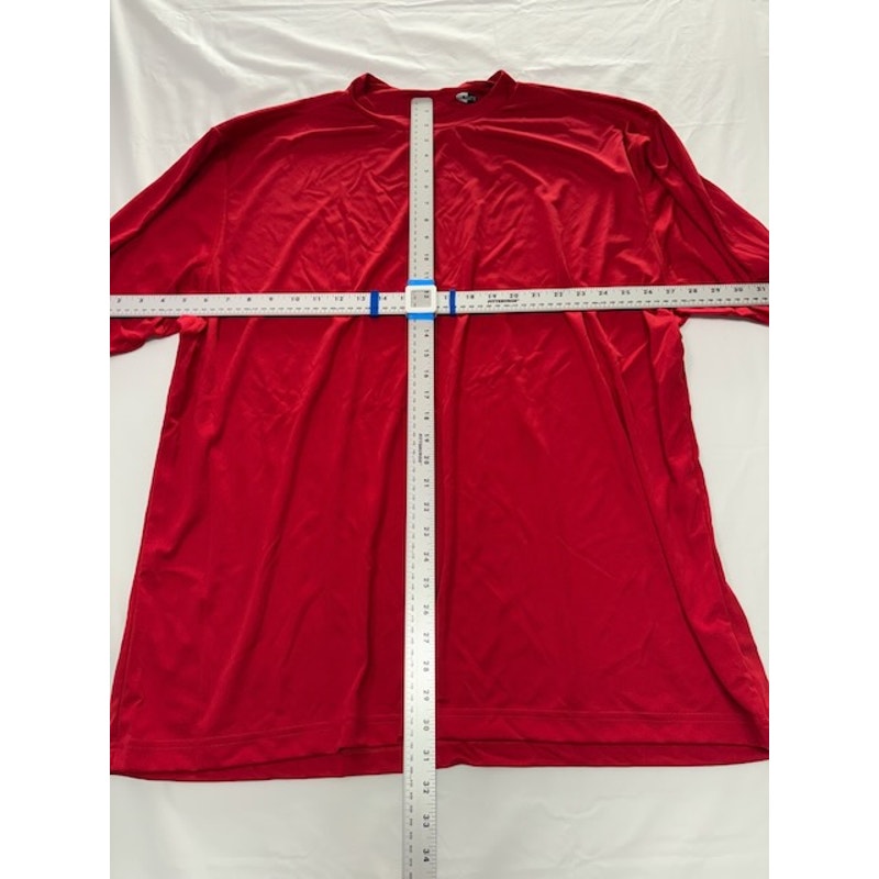 Adidas Adby Loose Short Sleeve Training Tee Crew Neck Red Mens Size 2XL