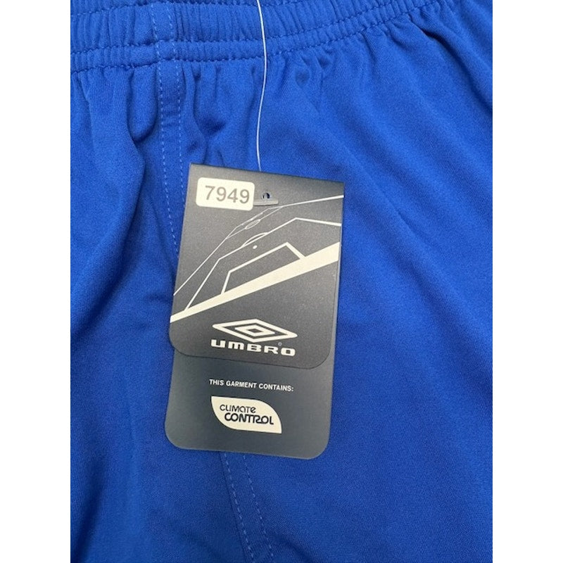 Umbro Knitted Shorts Elastic Waist Pull-On U91515 Royal Blue/White Mens Sz L