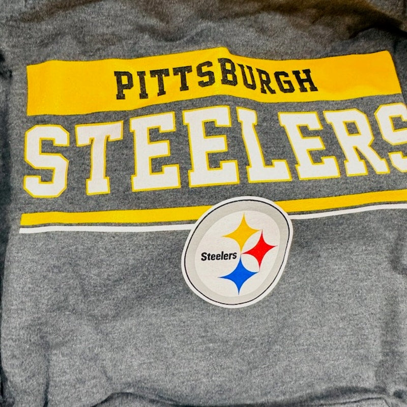 Campus Colors Pittsburgh Game Day Hoodie Sweatshirt Black Size XL