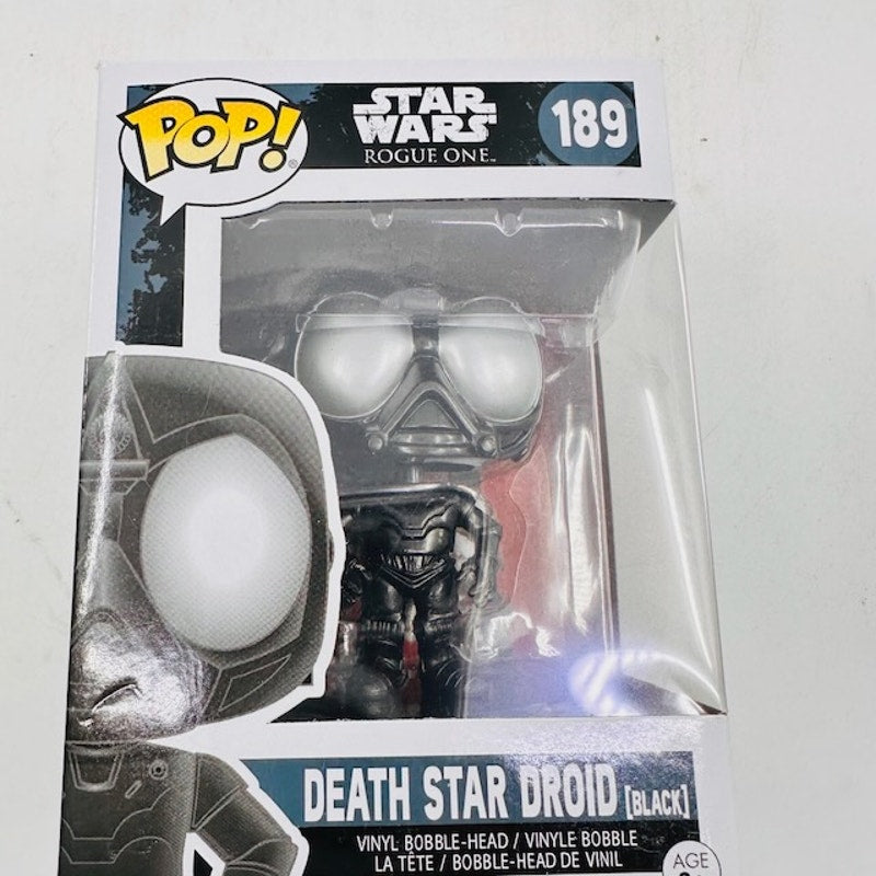 Funko Pop Star Wars: Rogue One - Death Star Droid (Black) Bobble Head #189