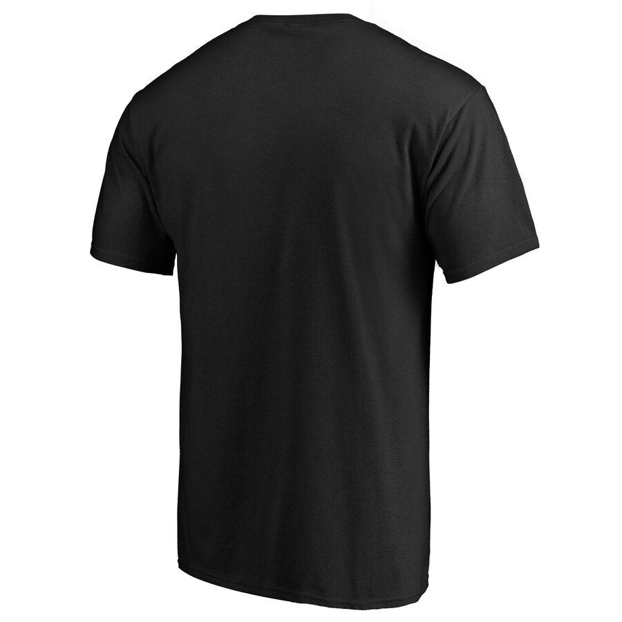 Majestic Fanatics Oakland Raiders NFL Geo Drift Cotton T-Shirt Black Mens Size M