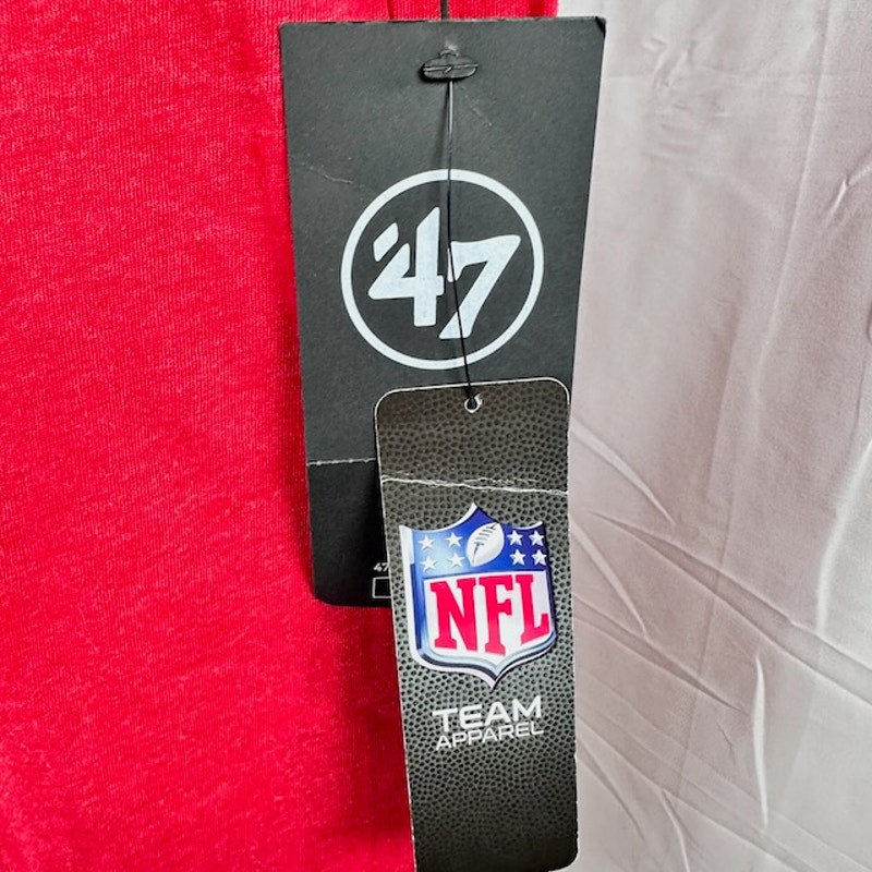 '47 NFL Atlanta Falcon Tee Shirt Short Sleeve Graphic Print Red Mens Size S
