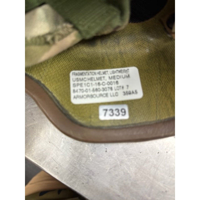 ArmourSource U.S.M.C Fragmentation Lightweight Ballistic Helmet Green Size M