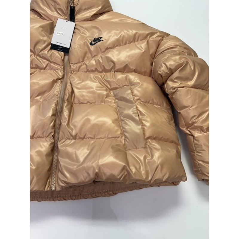 Women's Nike City Series Therma Jacket Tan DH4079-200 Large Gold Tan NEW