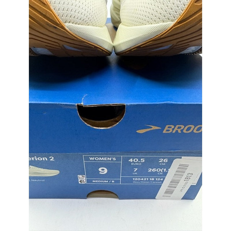 Brooks Hyperion 2 Athletic Shoes Lace-Up Low Top Onyx/Coconut Womens Size 9