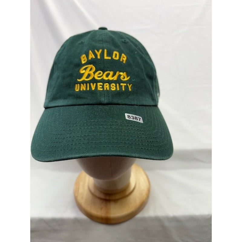 47 Brand Baylor Bears University Strapback Hat NCAA College Cap Green OSFM