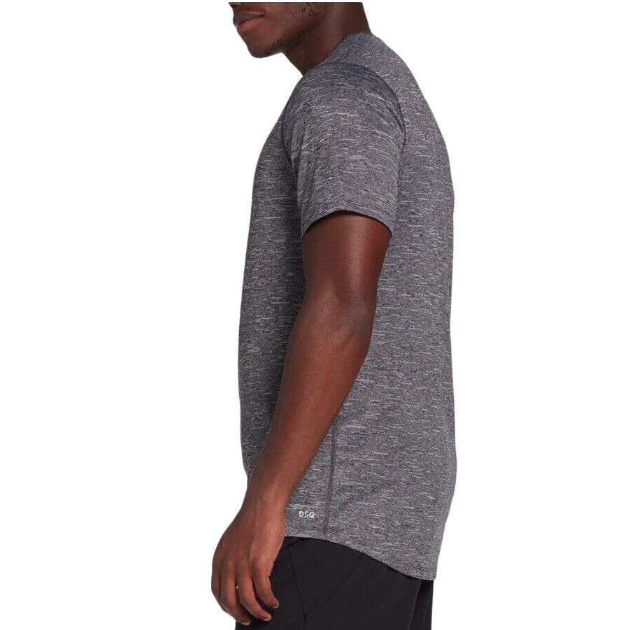 DSG Static Texture Performance Tee Short Sleeve Pure Black/Pure White Mens M