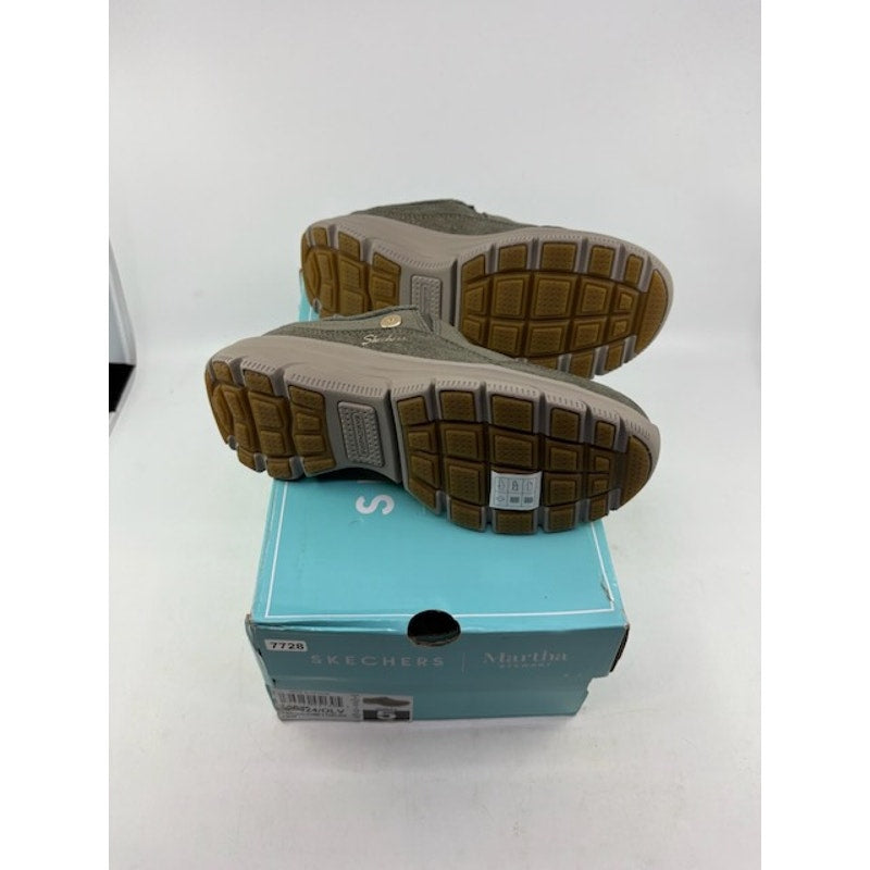 Skechers Martha Stewart Easy Going Comfy Feeling Clog Shoes Olive Womens 5