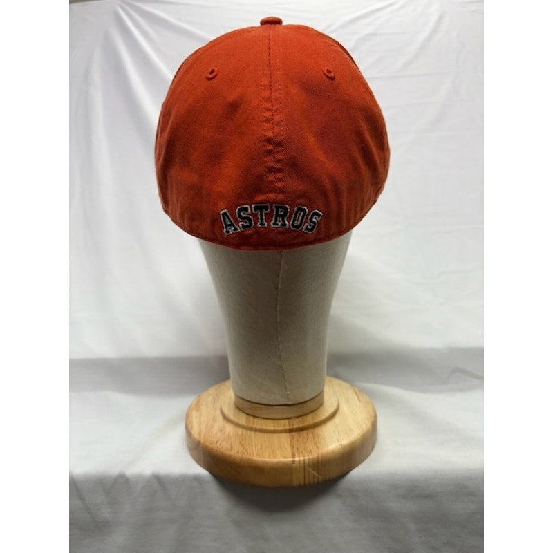 47 Brand Houston Astros Fitted Hat MLB Baseball Cap Orange Adult Size Large