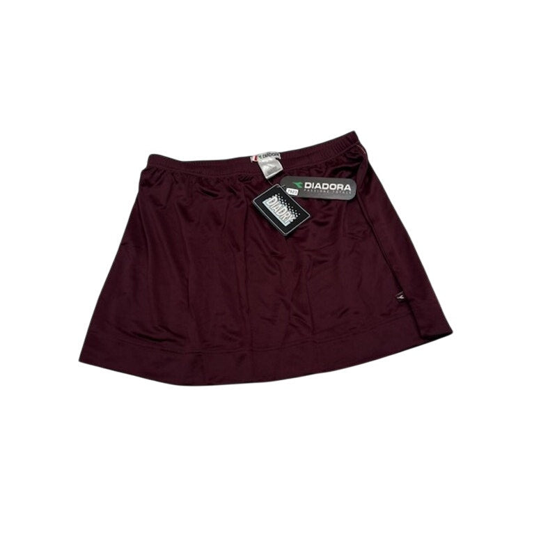 Diadora Diadry Tennis Skirt Elastic Waist Pull-On Purple Womens Size Large