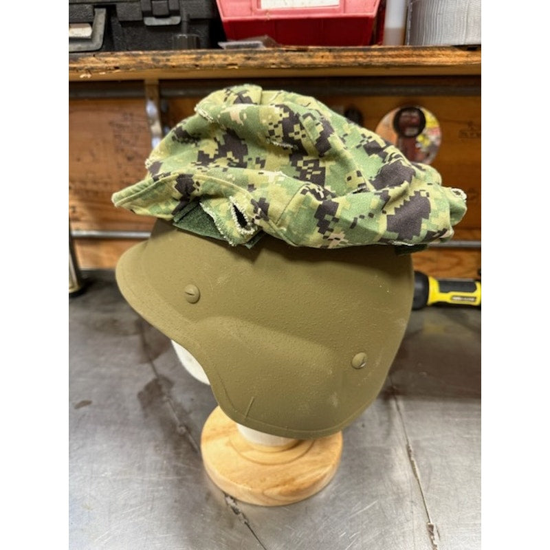 BAE Systems Military Lightweight Ballistic Helmet SPM1C1-10-C-0011 Green Size L