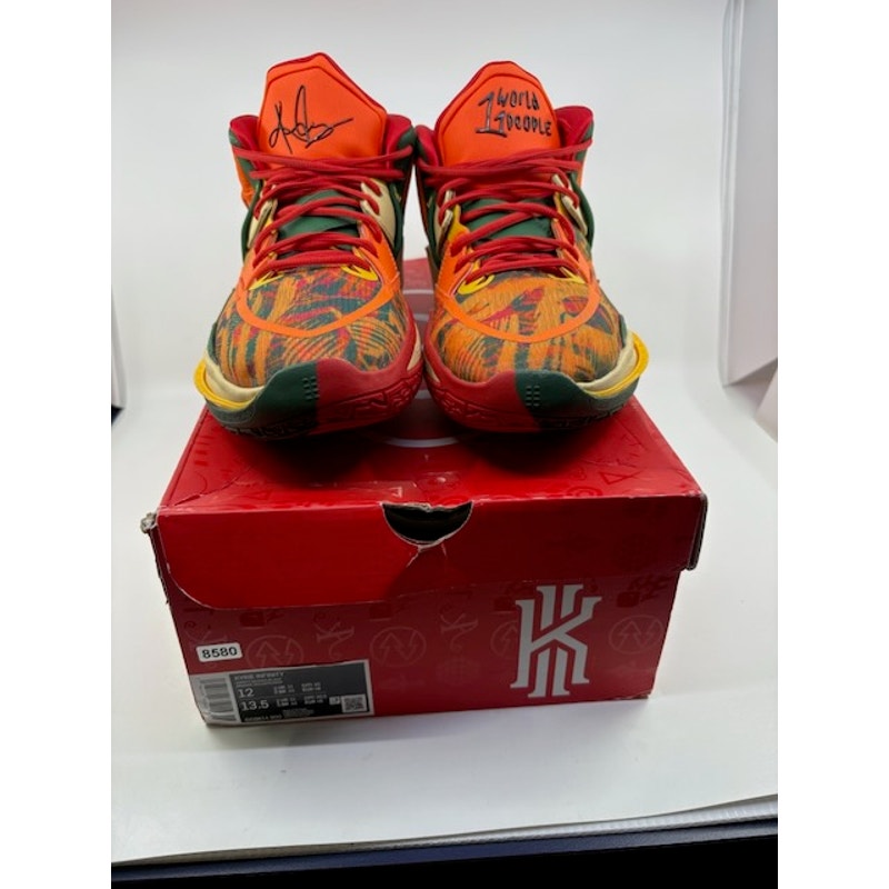 Nike Kyrie 8 Infinity 1 World 1 People Basketball Shoes Multicolor Size 12