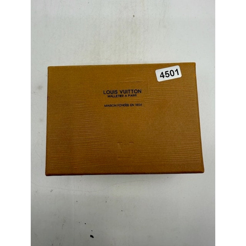 Louis Vuitton Leather Black Wallet + With Box and Dust Bag Black