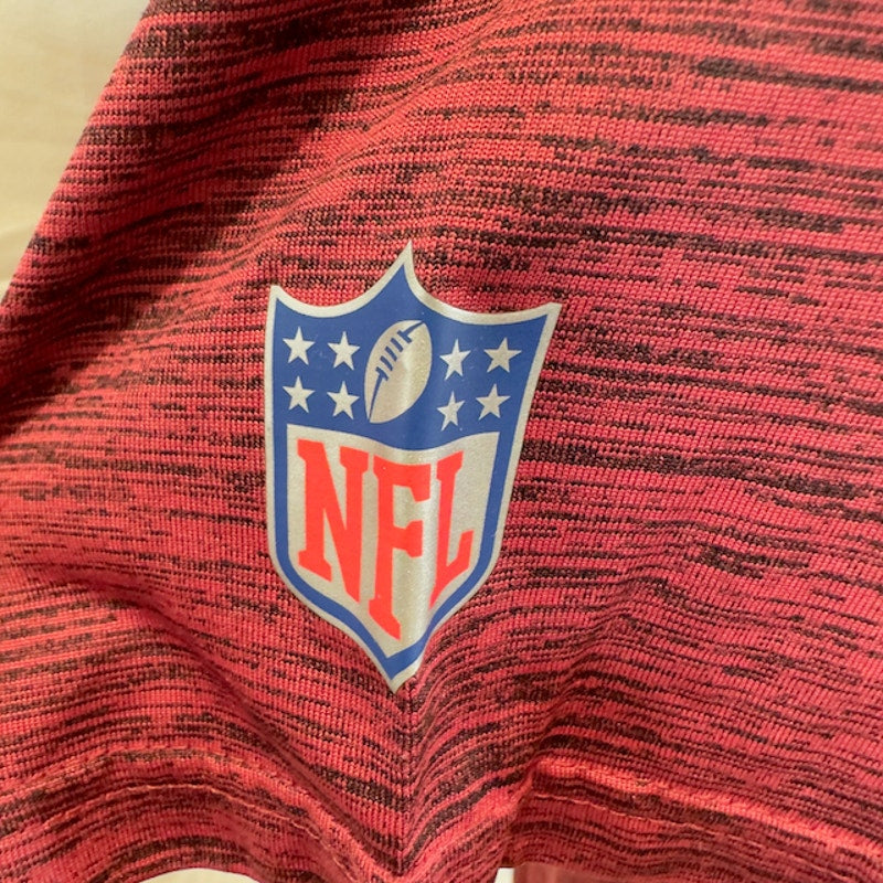 Nike NFL San Francisco 49ers Football T-Shirt Short Sleeve Red Black Mens S