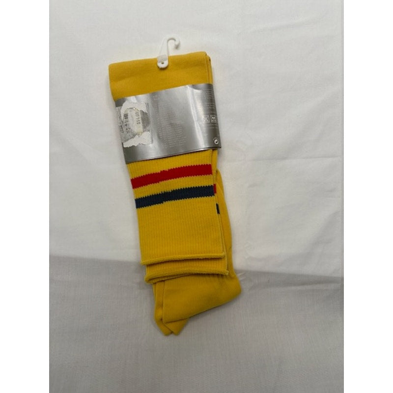 Nike Football Socks Knee High Length Yellow/Red Adult Unisex Size 8.5-12.5