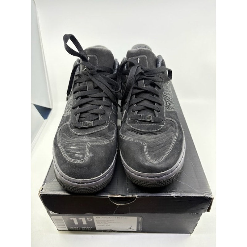 Nike Air Jordan Fusion 13 Basketball Shoes Black Grey 332122-001 Mens Size 11.5