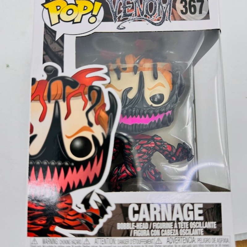 Funko Pop Marvel Venom Carnage Bobblehead #367