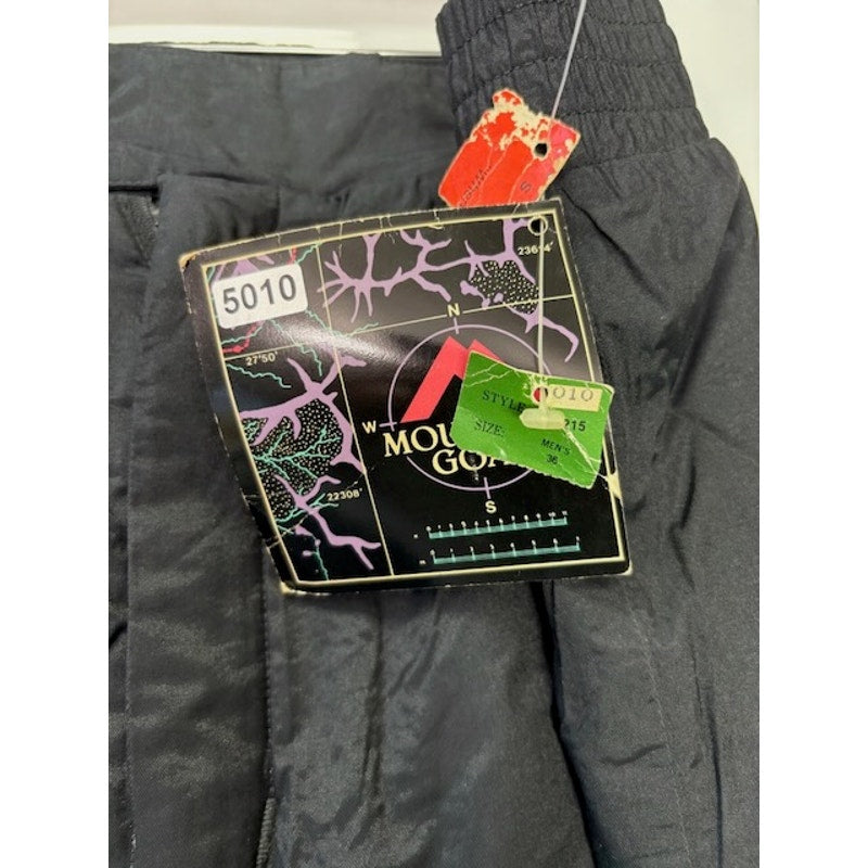Mountain Goat Insulated Ankle Zipper Snowboarding Ski Pants Black Mens Sz 36