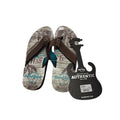Hard Rock Cafe Flip Flops Vintage Palm Authentic Sandals Brown Mens Size 10