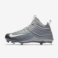 Nike Lunar Vapor Trout Baseball Cleats Lace-Up Sneakers Shoes Gray Mens Size 13