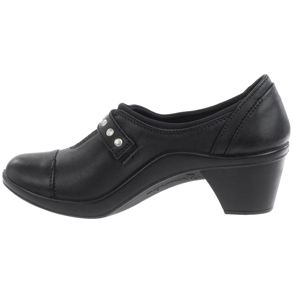 Romika Mokassetta 295 Clogs Shoes Leather Slip-On Studded Black Womens Sz 37