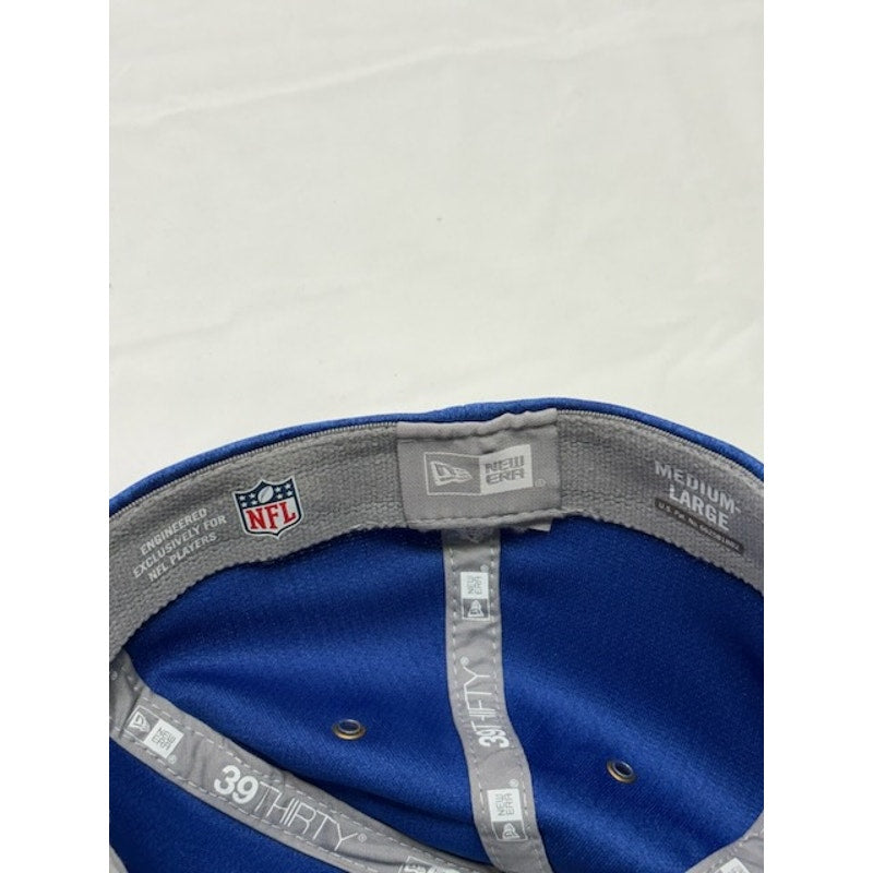 New Era New York Giants 39THIRTY NFL On-Field Sideline Hat Blue Gray M/L
