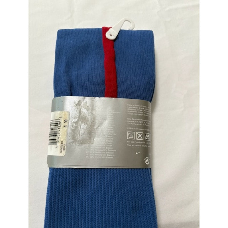 Nike Football Socks Knee High Length Blue/Yellow Adult Unisex Size 8.5-12.5