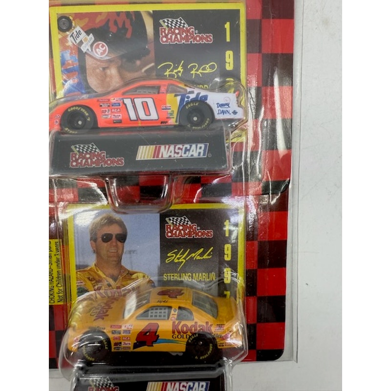 Racing Champions 1997 NASCAR Sterling Marlin And Ricky Rudd 2 For 1