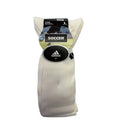 Adidas Soccer Socks 2 Pairs White Unisex Size L Mens 9-13 Womens 10-12