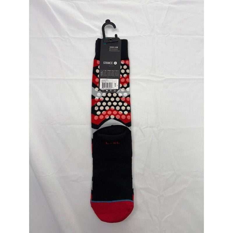 Stance Whiteout Crew Socks Polka Dot Black/Multicolor Adult Size L/XL 9-13