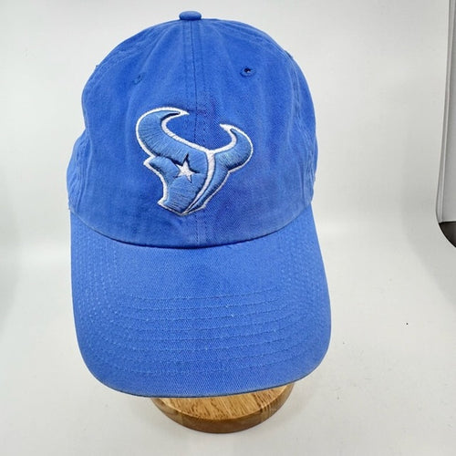 '47 Brand Houston Texans Pastel Clean Up Adjustable Hat Cap NFL Blue Womens