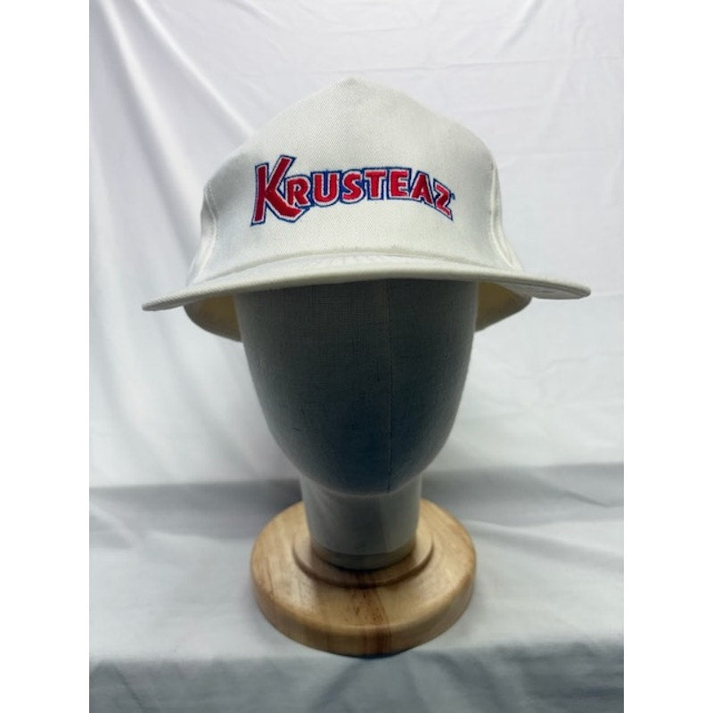Krusteaz Snapback Hat Embroidered Logo Cap USA White Mens Unisex One Size