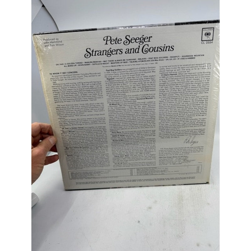 Pete Seeger – Strangers And Cousins 1965 Vinyl Album Record