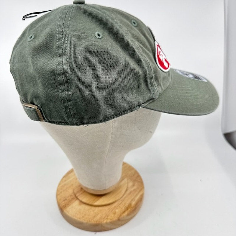 '47 Brand Atlanta Hawks Diamond Patch Clean Up MF Cap Dark Green Mens One Size