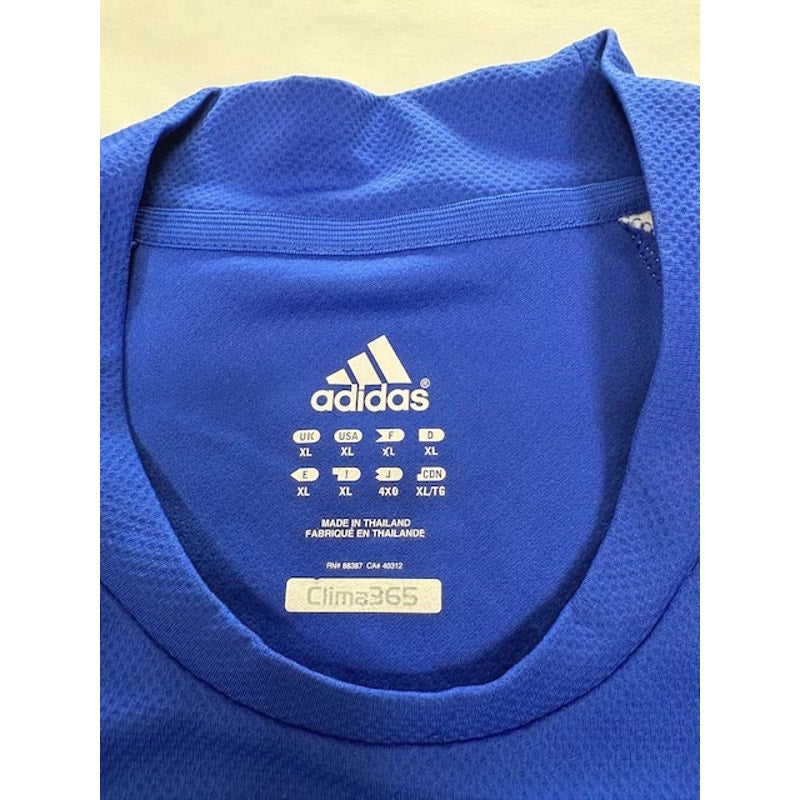Adidas Toque SS Soccer Football Jersey Clima365 Cobalt/White Mens Size XL