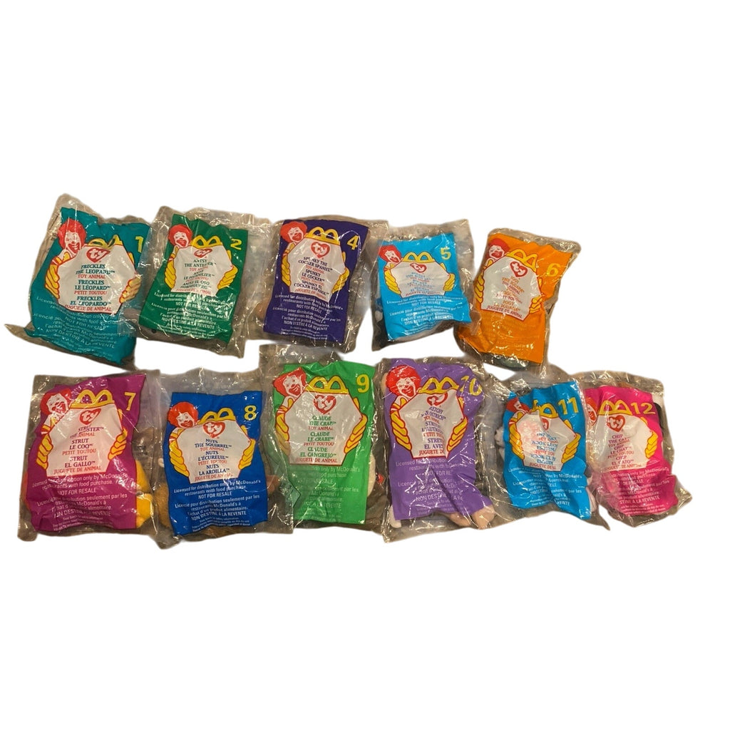 McDonald’s 1999 TY Beanie Babies 1-12; Missing 3