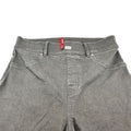 Spanx High Rise Cut Off Shorts Faux Pockets Raw Edge Hem Stretch Black Womens M