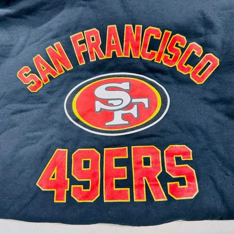 Campus Colors San Francisco 49ers Hoodie Sweatshirt Black Mens Size Medium