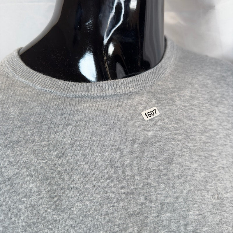 Calvin Klein Supima Cotton Crewneck Sweater Regular Fit Heater Gray Mens 2XL