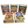 McDonalds Walt Disney Masterpiece Collection Happy Meal VHS Toys Lot of 5, 1995