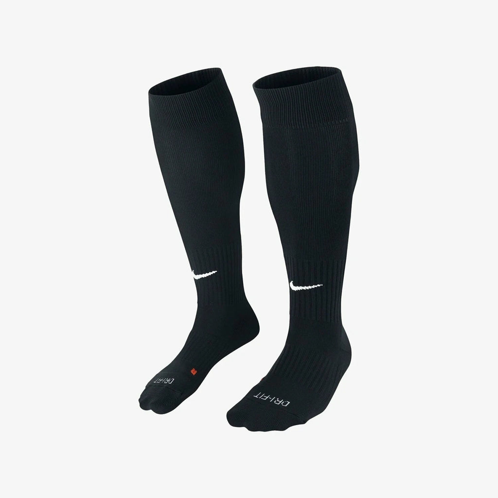 Nike Classic Cushioned Soccer Socks Black/White Size M, M 6-8/W 6/10
