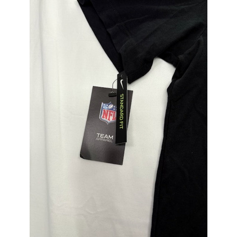 Nike Dri-Fit NFL Las Vegas Raiders T-Shirt Standard Fit Black Mens Size M