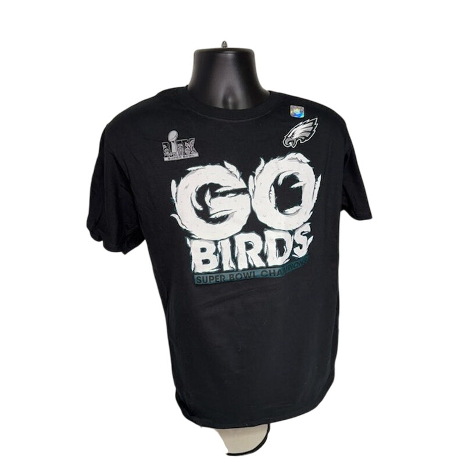 Philadelphia Eagles Super Bowl LIX Champions go Birds 2025 Official T-Shirt