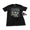 Junk Food X Disney NFL Las Vegas Raider T-Shirt Cotton Black Mens Size M