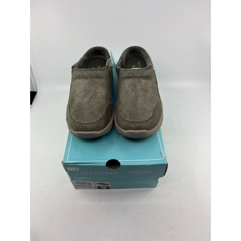 Skechers Martha Stewart Easy Going Comfy Feeling Clog Shoes Olive Womens 5